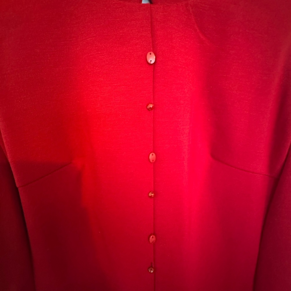 Johnny Martin Vibrant Red Mini Dress - Picture 2 of 7